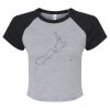 Women's Micro Rib Raglan Baby Tee Thumbnail