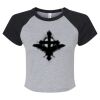 Women's Micro Rib Raglan Baby Tee Thumbnail