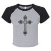 Women's Micro Rib Raglan Baby Tee Thumbnail