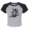 Women's Micro Rib Raglan Baby Tee Thumbnail