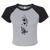 Women's Micro Rib Raglan Baby Tee Thumbnail