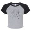 Women's Micro Rib Raglan Baby Tee Thumbnail