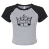 Women's Micro Rib Raglan Baby Tee Thumbnail