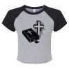 Women's Micro Rib Raglan Baby Tee Thumbnail