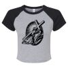 Women's Micro Rib Raglan Baby Tee Thumbnail