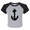 Women's Micro Rib Raglan Baby Tee Thumbnail