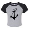 Women's Micro Rib Raglan Baby Tee Thumbnail