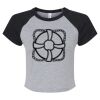 Women's Micro Rib Raglan Baby Tee Thumbnail