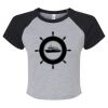 Women's Micro Rib Raglan Baby Tee Thumbnail