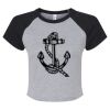 Women's Micro Rib Raglan Baby Tee Thumbnail