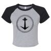 Women's Micro Rib Raglan Baby Tee Thumbnail
