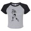 Women's Micro Rib Raglan Baby Tee Thumbnail