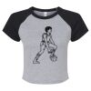 Women's Micro Rib Raglan Baby Tee Thumbnail