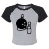 Women's Micro Rib Raglan Baby Tee Thumbnail