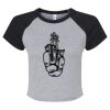 Women's Micro Rib Raglan Baby Tee Thumbnail