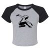Women's Micro Rib Raglan Baby Tee Thumbnail