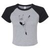 Women's Micro Rib Raglan Baby Tee Thumbnail