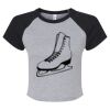 Women's Micro Rib Raglan Baby Tee Thumbnail