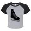 Women's Micro Rib Raglan Baby Tee Thumbnail