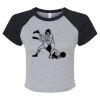 Women's Micro Rib Raglan Baby Tee Thumbnail