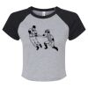 Women's Micro Rib Raglan Baby Tee Thumbnail