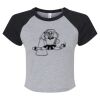 Women's Micro Rib Raglan Baby Tee Thumbnail