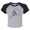 Women's Micro Rib Raglan Baby Tee Thumbnail