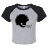 Women's Micro Rib Raglan Baby Tee Thumbnail