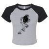 Women's Micro Rib Raglan Baby Tee Thumbnail