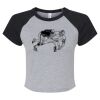 Women's Micro Rib Raglan Baby Tee Thumbnail