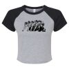 Women's Micro Rib Raglan Baby Tee Thumbnail
