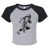 Women's Micro Rib Raglan Baby Tee Thumbnail