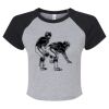 Women's Micro Rib Raglan Baby Tee Thumbnail