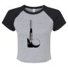 Women's Micro Rib Raglan Baby Tee Thumbnail