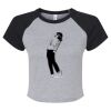 Women's Micro Rib Raglan Baby Tee Thumbnail