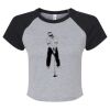 Women's Micro Rib Raglan Baby Tee Thumbnail