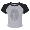 Women's Micro Rib Raglan Baby Tee Thumbnail