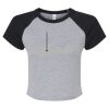 Women's Micro Rib Raglan Baby Tee Thumbnail