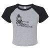 Women's Micro Rib Raglan Baby Tee Thumbnail