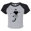 Women's Micro Rib Raglan Baby Tee Thumbnail