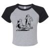 Women's Micro Rib Raglan Baby Tee Thumbnail