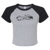 Women's Micro Rib Raglan Baby Tee Thumbnail