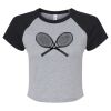 Women's Micro Rib Raglan Baby Tee Thumbnail