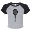 Women's Micro Rib Raglan Baby Tee Thumbnail