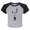 Women's Micro Rib Raglan Baby Tee Thumbnail