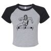 Women's Micro Rib Raglan Baby Tee Thumbnail