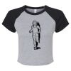Women's Micro Rib Raglan Baby Tee Thumbnail