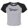 Women's Micro Rib Raglan Baby Tee Thumbnail