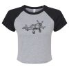 Women's Micro Rib Raglan Baby Tee Thumbnail