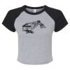Women's Micro Rib Raglan Baby Tee Thumbnail